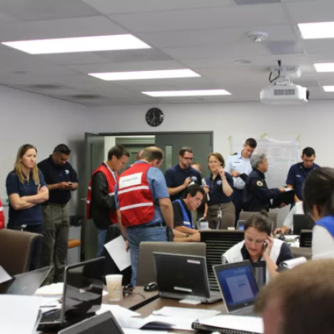 (BSEE) participated in a day-long Government Initiated Unannounced Exercise yesterday involving Occidental Petroleum Corporation (OXY). The table top exercise exercise, held in Huntington Beach, Calif.