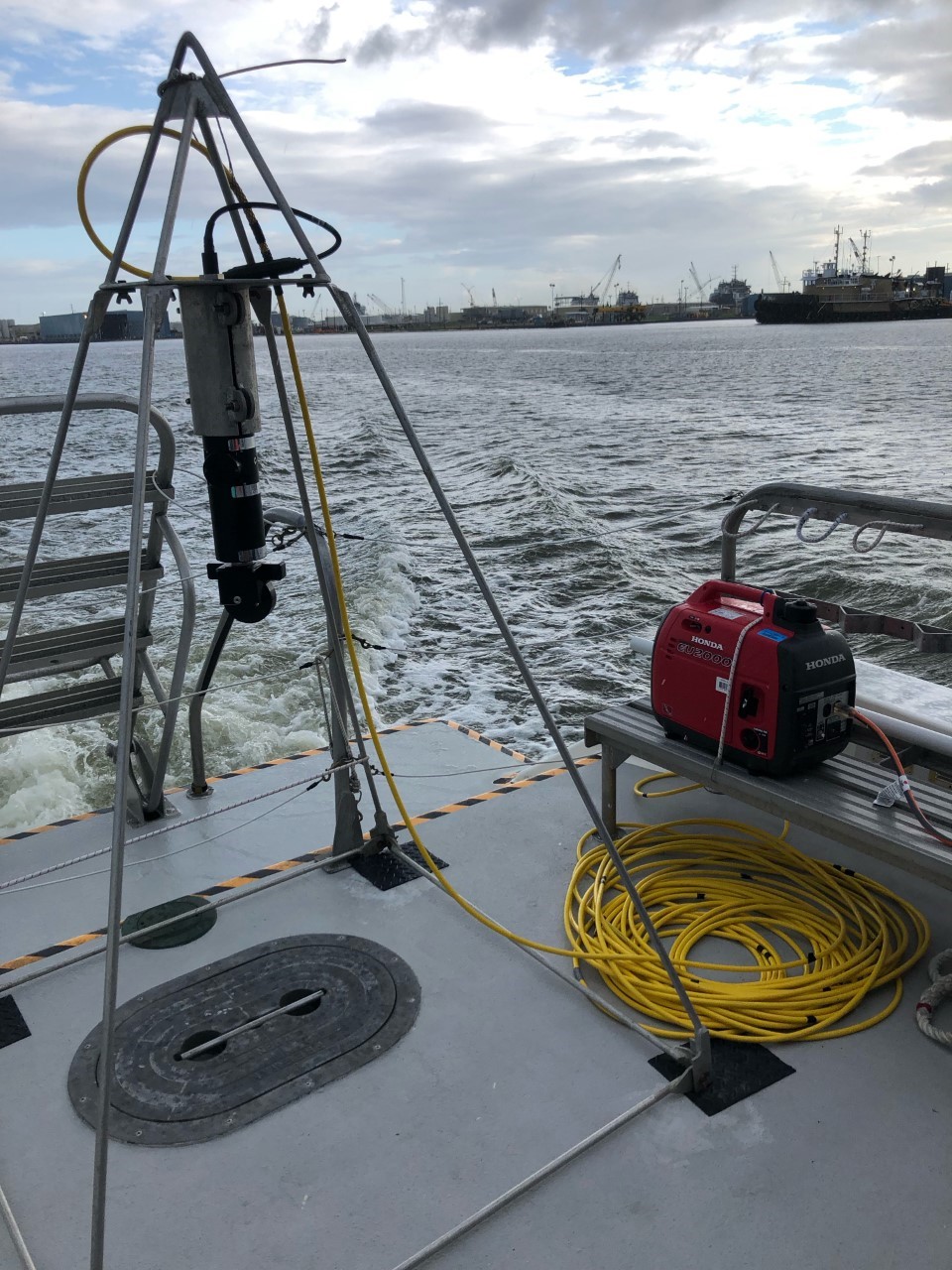 BSEE SCAMP Sector Scanning Sonar ready for deployment