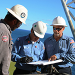 inspectors reviewing paperwork