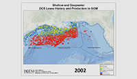 History of Leases and Production in the Gulf of Mexico
