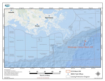 Mississippi Canyon Block Map