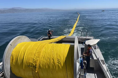 BSEE Conducts Unannounced Exercise  and Equipment Deployment in Pacific Ocean