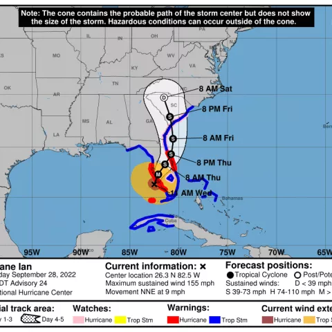 BSEE Hurricane Ian Activity Final Report: Sept. 28, 2022