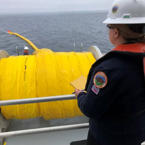 BSEE Conducts Inspection Unannounced Exercise and Equipment Deployment