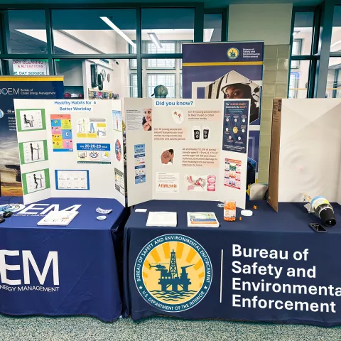 BSEE BOEM booth