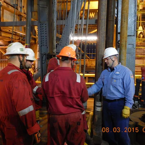 BSEE Inspector aboard Polar Pioneer-Lg