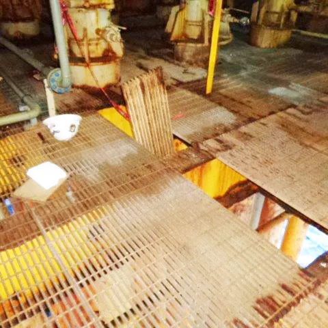 Incident site at Eugene Island Block 331, Platform "B"