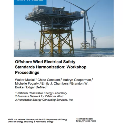 US and International Electrical Safety Standards for Offshore Wind REPORT