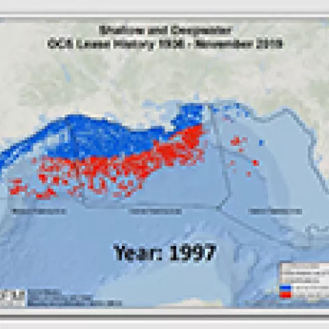 History of Leases in the Gulf of Mexico