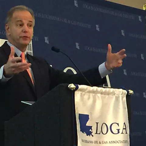 Bureau of Safety and Environmental Enforcement Director Scott Angelle. Bureau of Safety and Environmental Enforcement Director Scott Angelle is moving the Outer Continental Shelf energy program toward energy dominance for America. Angelle discussed the work underway at BSEE with industry members at the Louisiana Oil & Gas Association Fall Meeting Tuesday in Lafayette.