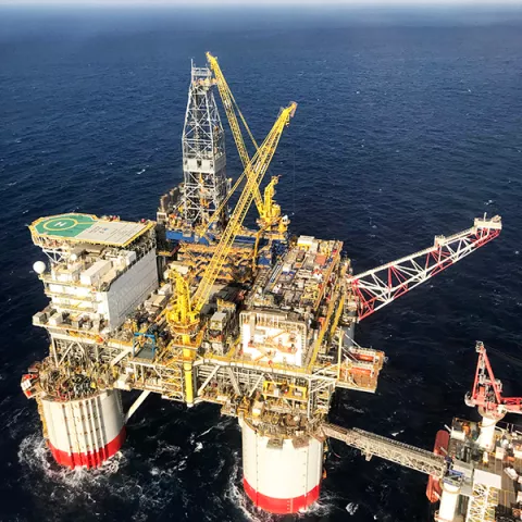 Chevron’s Big Foot tension- leg platform