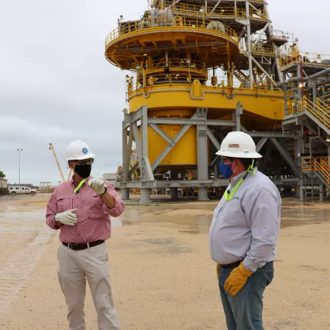 BSEE Director Assesses Oil Spill Readiness Equipment