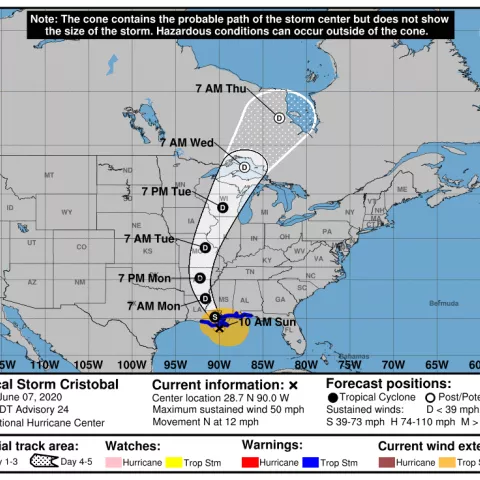 Tropical Storm Cristobal