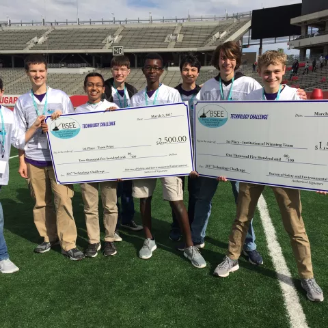 Top Prize at Offshore Technology Challenge Awarded to College Station High School Students Top Prize at Offshore Technology Challenge Awarded to College Station High School Students
