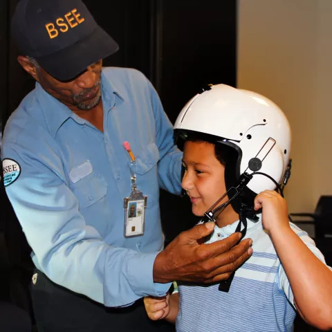 Inspector With Child