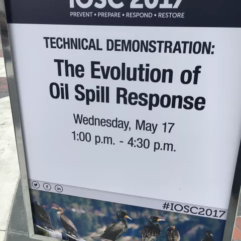 Technical Demonstration at Oil Spill Conference Provides Up-Close Experience