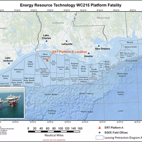 BSEE Responds to Platform Fatality in the Gulf of Mexico