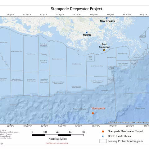 BSEE Inspects Hess's Stampede Topsides