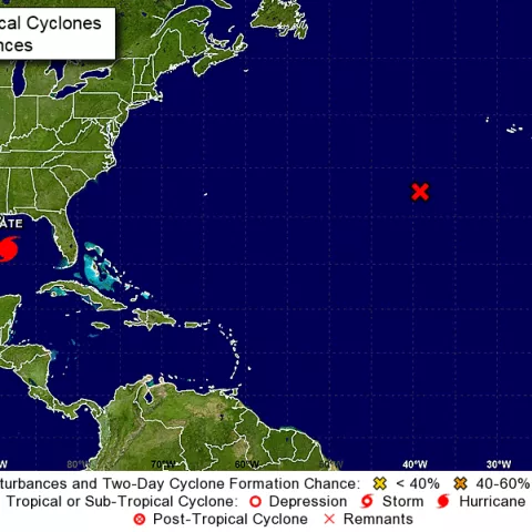 National Hurricane Center Nate Activity 10-202017