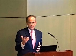 Director Scott Angelle speaks at the Louisiana Association of Business and Industry Conference.